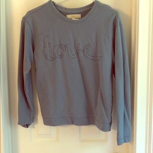 LOFT “LOVE” sweatshirt